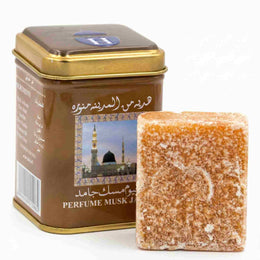 Carré d'Ambre Solide Jamid Musc Blanc 30g - Hemani
