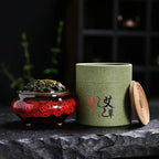 Une boîte d'encens à l'armoise avec un bruloir et une spirale