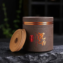 Encens Spirale Bois d'Agar - Lot de 24 - Longue Durée