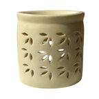 Bruloir en céramique décor feuille