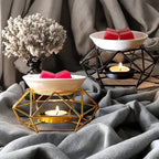 Bruloir filaire doré et noir côte à côte