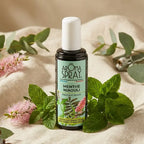 Spray brume menthe niaouli 100ml avec feuilles fraîches et fleurs naturelles