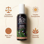 Brume Myrte Santal 100ml avec bénéfices huiles essentielles naturelles équilibre sérénité vitalité