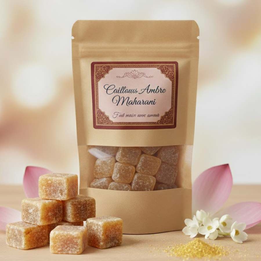 Cailloux Ambre Maharani - Jardin de mon Grand Père