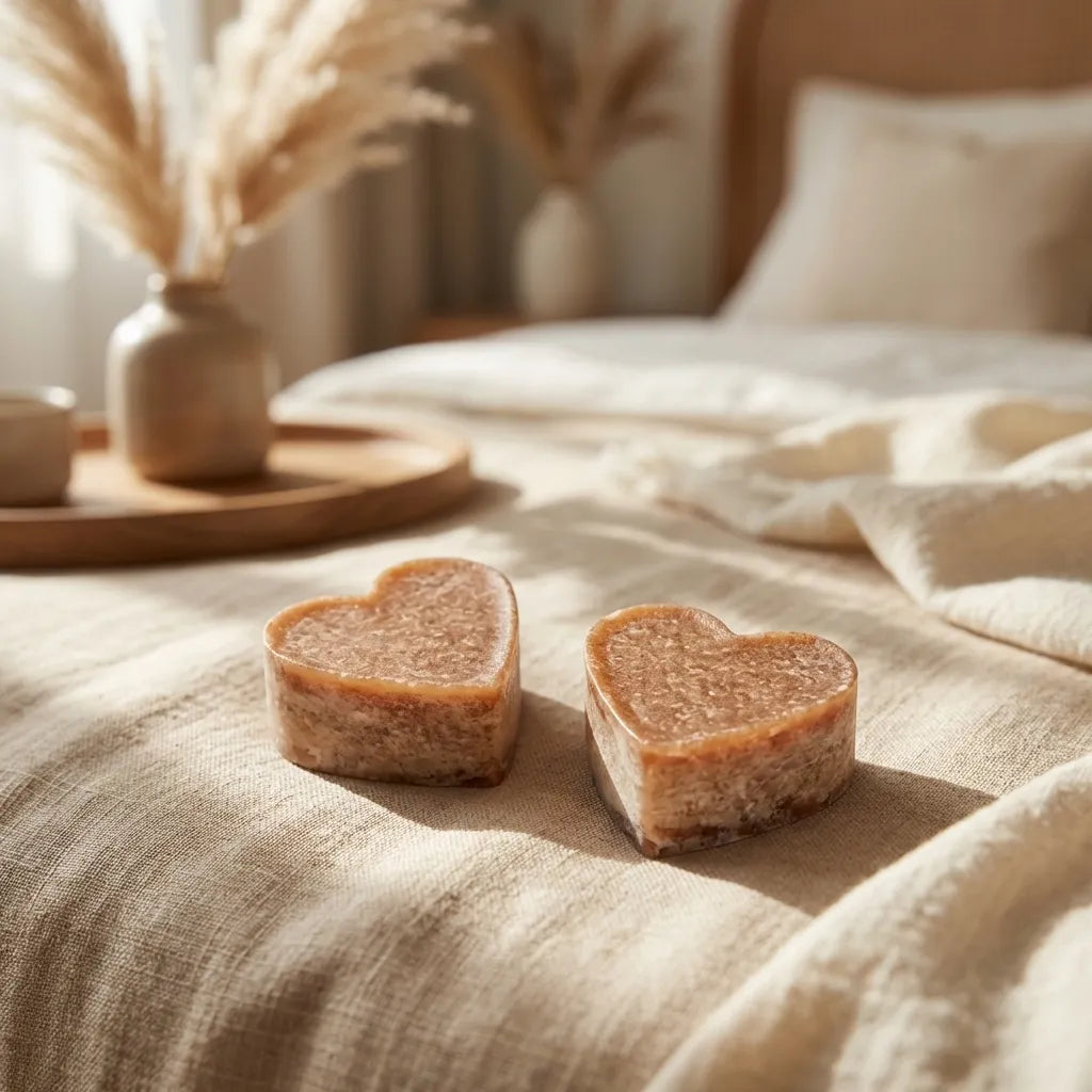 Carré d'Ambre Coeur 50g ByBazz - Parfum solide luxe en forme de cœur