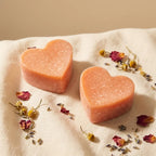 Carré d'Ambre Coral Blush Coeur - savon blush rose en forme de coeur ByBazz 50g