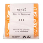 Un paquet de quatre carrés fondants Drake à la senteur Monoï