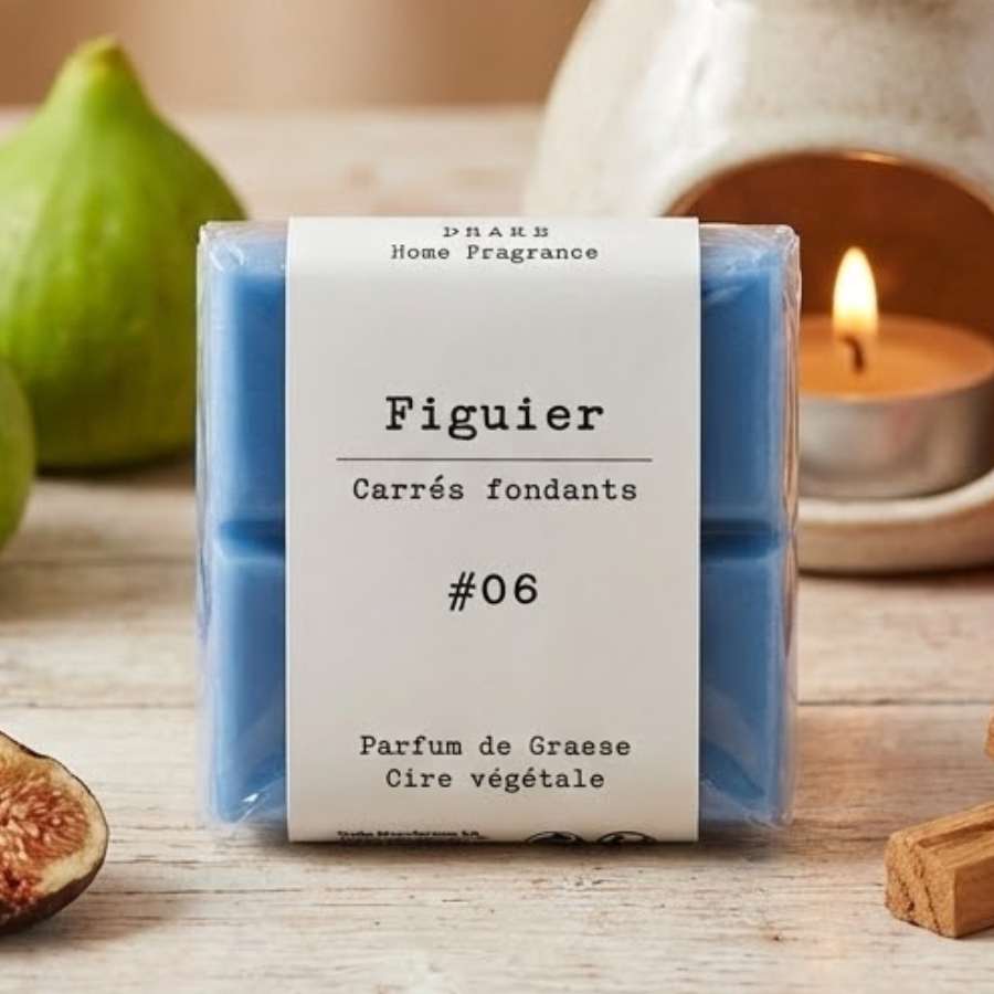 Carrés fondants senteur Figuier de la marque Drake 