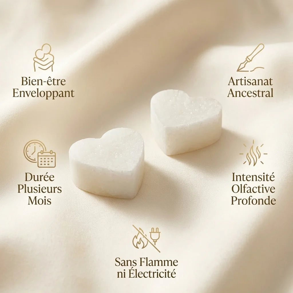 Carrés d'Ambre Cachemire ByBazz 50g avec bénéfices bien-être et durée longue
