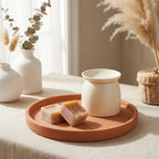 Carrés fondants bois de santal HomeBreeze 50g avec emballage et décoration minimaliste