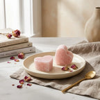 Carrés fondants Ambre Lys cœur rose quartz ByBazz 2x25g