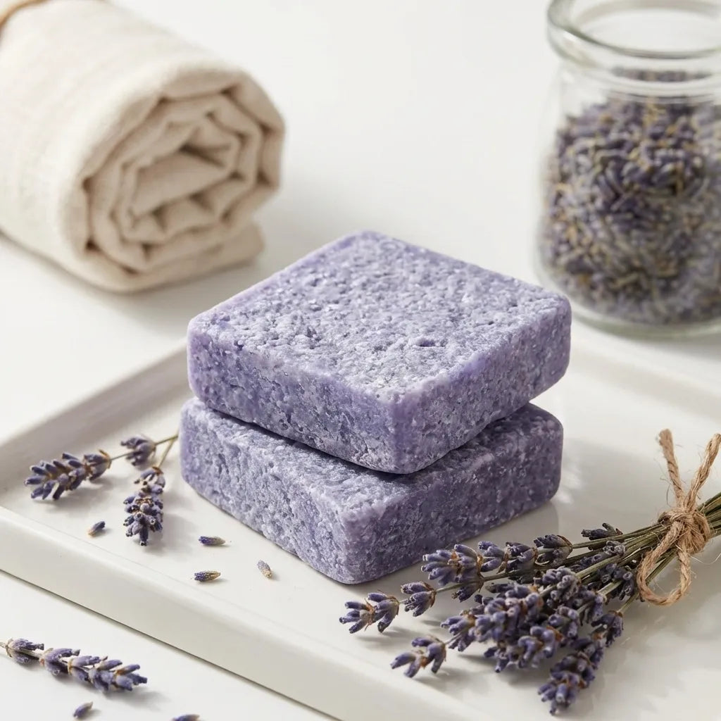 Carrés fondants lavande HomeBreeze - savon relaxant spa maison