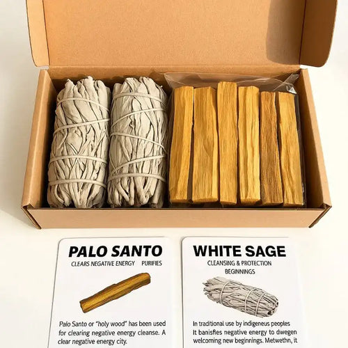 Kit de Purification Prestige : 2 Sauges + 10 Palo Santo