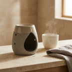 Diffuseur Béton Gris Scentchips pour cire parfumée en décoration salle de bain