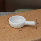 Dimensions du support pour bougie chauffe plat en céramique