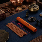 Encens Himalaya naturel 18 bâtonnets dans porte-encens doré pour méditation et bien-être