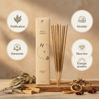 Encens Palo Santo naturel 10 bâtons avec ses bénéfices purification sérénité harmonie bien-être