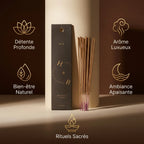 Encens Oud 10 bâtons avec bénéfices - Détente, arôme luxueux et bien-être naturel