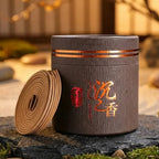 Encens spirale bois d'agar lot de 24 longue durée sur pierre naturelle