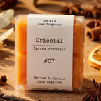 Fondant Oriental Drake - 4 carrés cire parfumée avec épices, vanille et cannelle