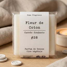 Fondant Parfumé Fleur de Coton - Cire Végétale Drake
