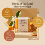 Fondant Parfumé Fleur d'Oranger cire végétale Drake avec bénéfices naturels et bien-être sensoriel