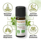 Huile essentielle Bio Marjolaine Florame 5ml avec bénéfices relaxation et sommeil réparateur