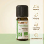 Huile essentielle Bio Orange Amère 10ml Florame avec bénéfices santé: énergie, vitalité, digestion, concentration