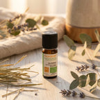 Huile essentielle Bio Palmarosa 10ml Florame en flacon ambré avec étiquette verte