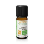Huile essentielle Bio Palmarosa 10 ml Florame en flacon verre ambré avec étiquette verte