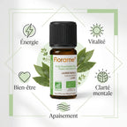 Huile essentielle Laurier noble bio Florame 5ml avec bénéfices énergie vitalité bien-être