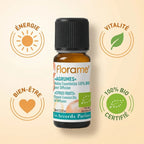 Huile essentielle Agrumes Bio Florame 10ml avec bénéfices énergie, vitalité et bien-être