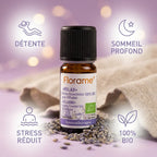Flacon Florame Relax 10ml bio avec lavande, détente et sommeil profond