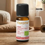Flacon d'huiles essentielles Yoga Bio Florame 10 ml ambiance méditation wellness