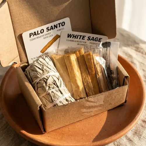 Mini Kit de Purification : 1 Sauge + 5 Palo Santo