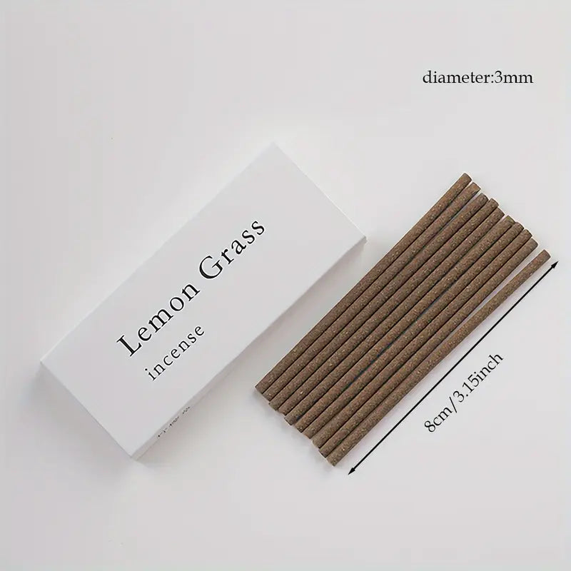 Une boite de Minis bâtons d'encens naturels senteur citronelle