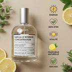 Parfum d'intérieur Concentration Jolis Baume bio avec citron, bénéfices naturels énérgie et fraîcheur