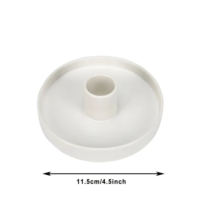 Dimensions du Porte-Bâton de Palo Santo et Sauge – Forme ronde