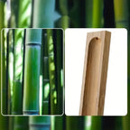 un porte encens en bambou et une tige de bambou