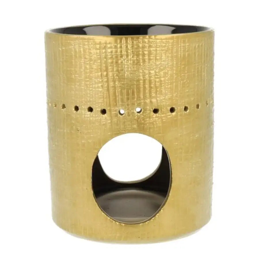 Bruleur de fondants parfumés Fossil Doré de la marque Scentchips