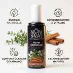 Spray Ambiance Bio Thym Cannelle 100ml avec bénéfices naturels énergie et concentration