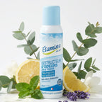 Spray destructeur d'odeurs Etamine du Lys 125ml avec citron, menthe et lavande sur fond blanc